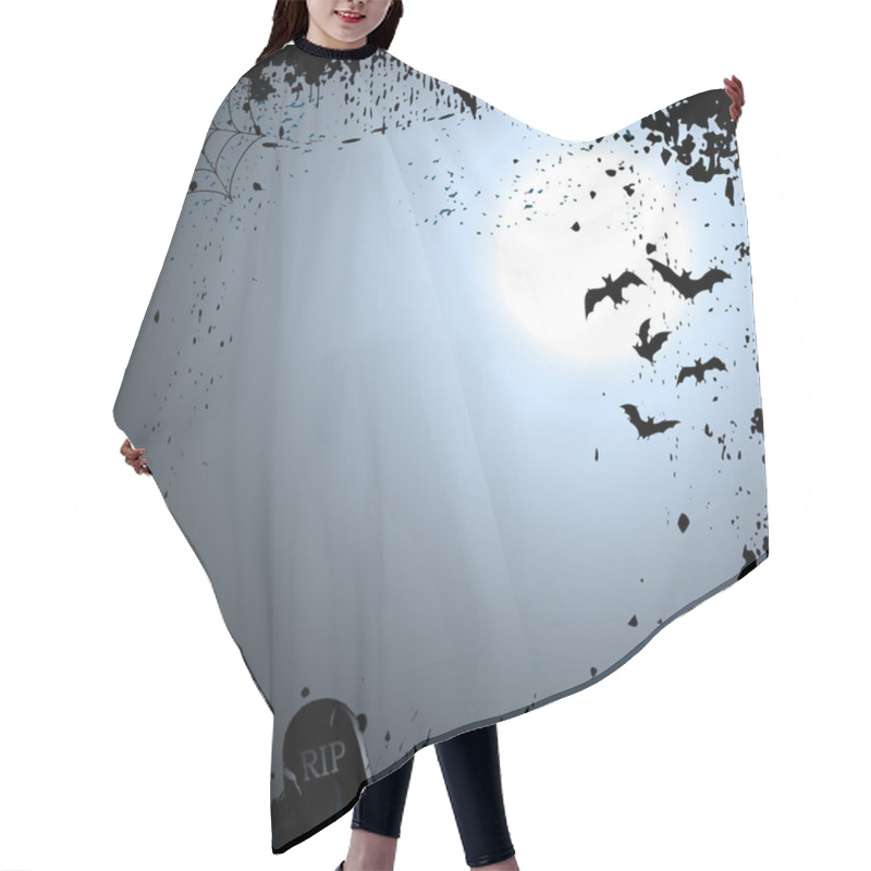 Personality  Halloween Background Hair Cutting Cape