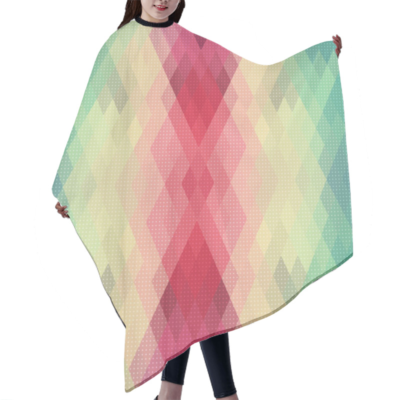 Personality  Seamless Geometric Background Hair Cutting Cape