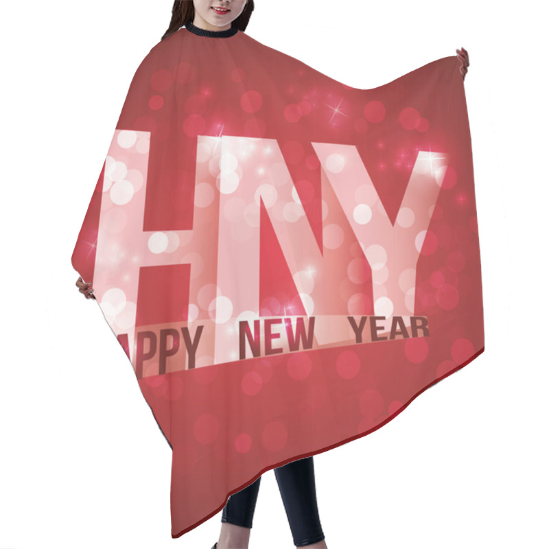 Personality  New Year Card Hair Cutting Cape