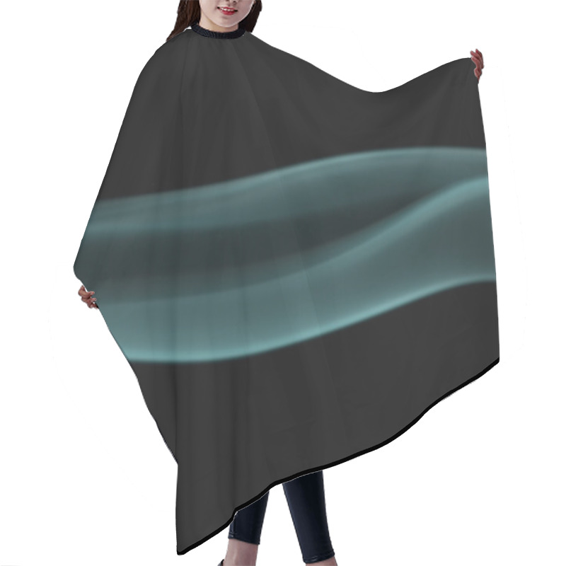 Personality  Solid Smoke Hair Cutting Cape