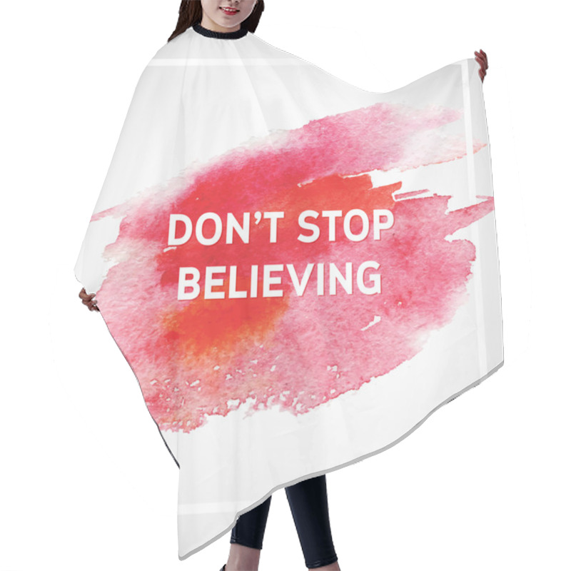 Personality  Motivation Square Poster Hair Cutting Cape