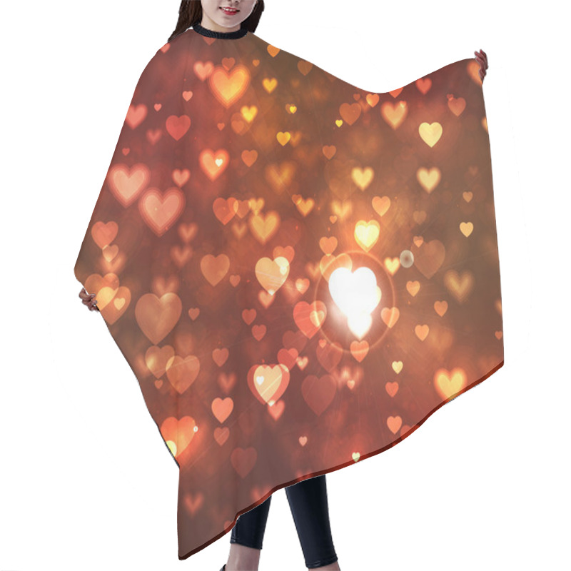 Personality  Hearts Hair Cutting Cape