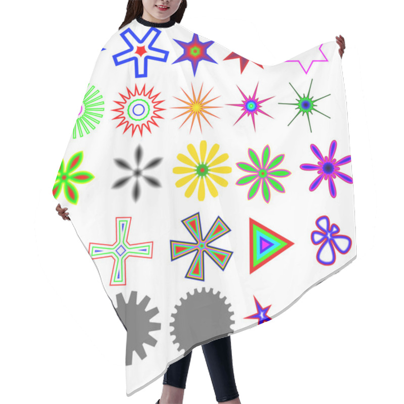 Personality  Asterisks Hair Cutting Cape