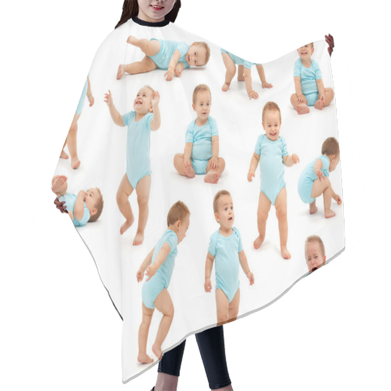 Personality  Collection Of A Baby Boy's Behavior Hair Cutting Cape