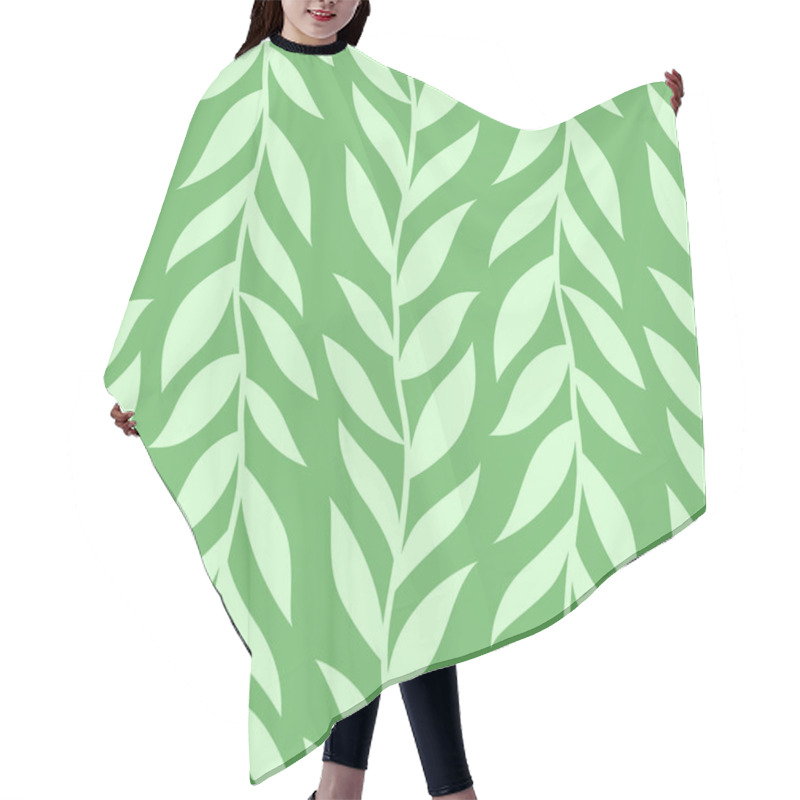 Personality  Japanese Ivy Line Vector Seamless Pattern Hair Cutting Cape