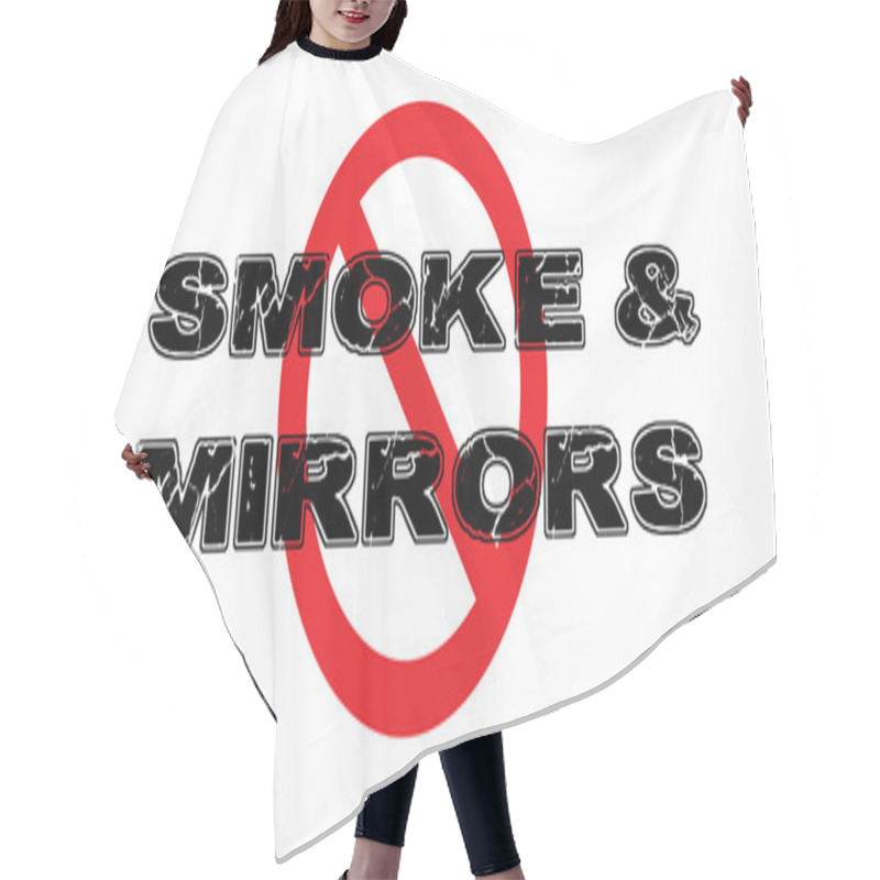 Personality  Ban Smoke And Mirrors Hair Cutting Cape