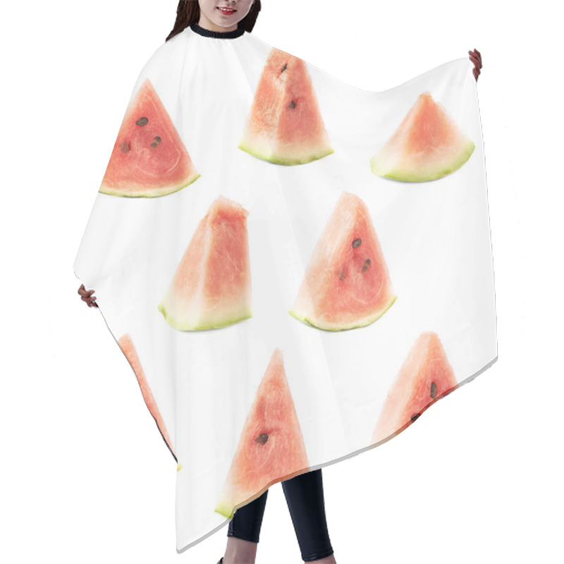 Personality  Triangle Shaped Watermelon Slices Hair Cutting Cape