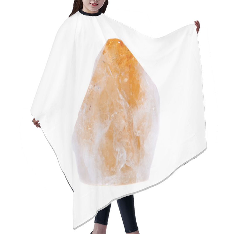 Personality  Citrine Point Stone Healing Crystal Hair Cutting Cape