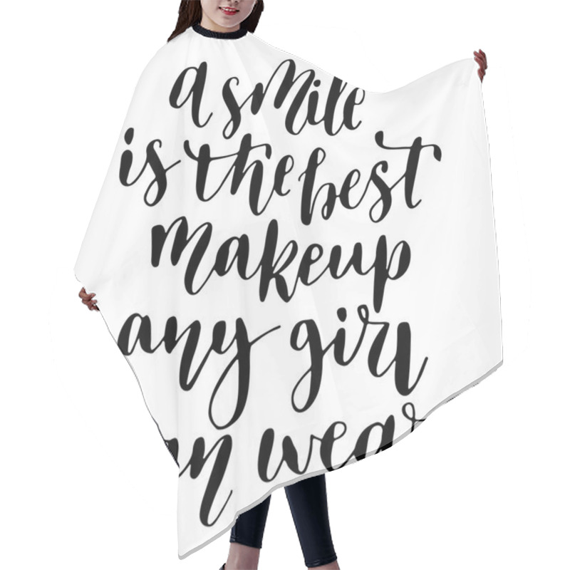 Personality  Motivating, Inspirational Lettering Hair Cutting Cape