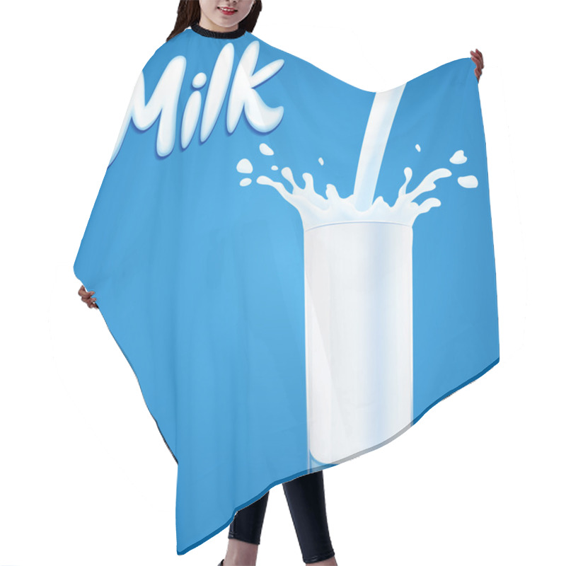 Personality  Milk Breakfast Illustration  Hair Cutting Cape