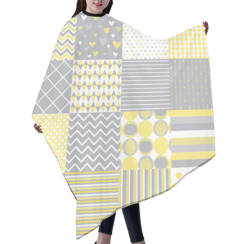 Personality  Seamless Patterns - Digital Scrapbook Hair Cutting Cape