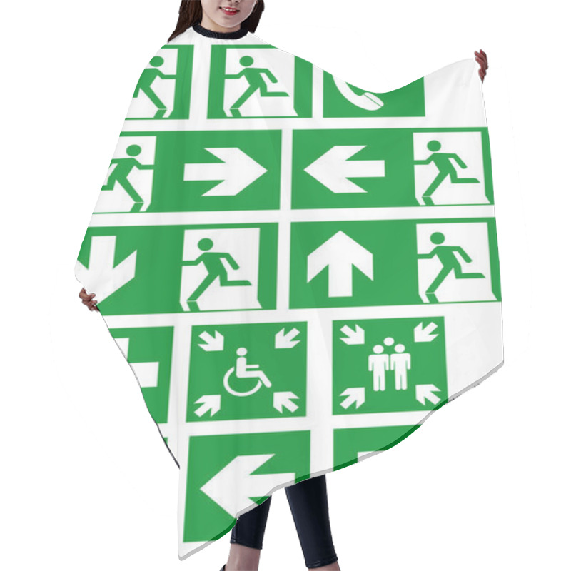 Personality  Collection Of Current Escape Signs Hair Cutting Cape