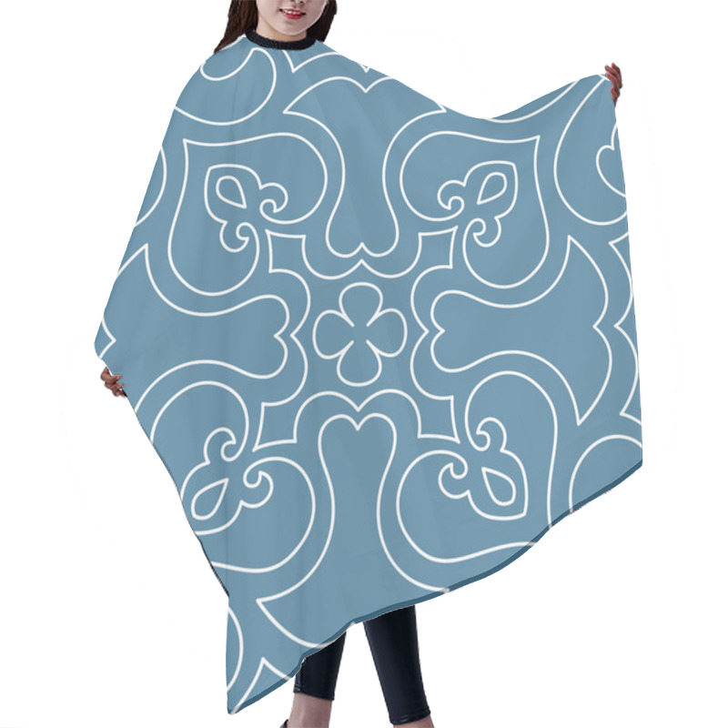 Personality  Seamless Floral Tiling Pattern Hair Cutting Cape