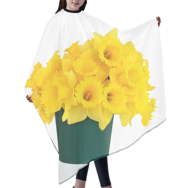 Personality  Daffodil Flower Beauty Hair Cutting Cape