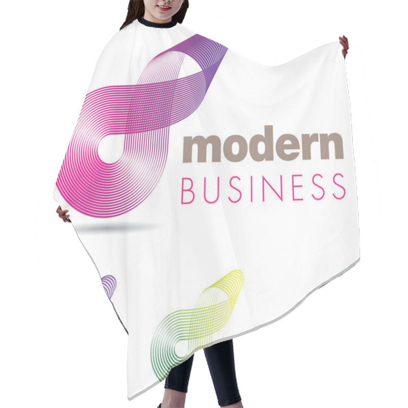 Personality  Abstract Business Icon Hair Cutting Cape