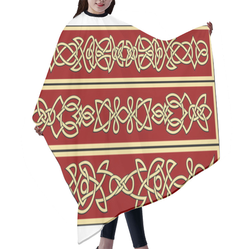 Personality  Celtic Ornaments Hair Cutting Cape