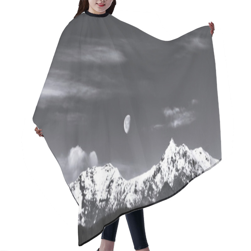 Personality  Mountains And The Moon Hair Cutting Cape