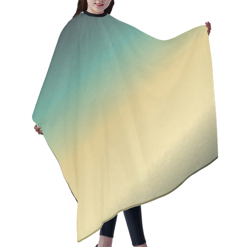 Personality  Creative Prismatic Background With Polygonal Pattern Hair Cutting Cape