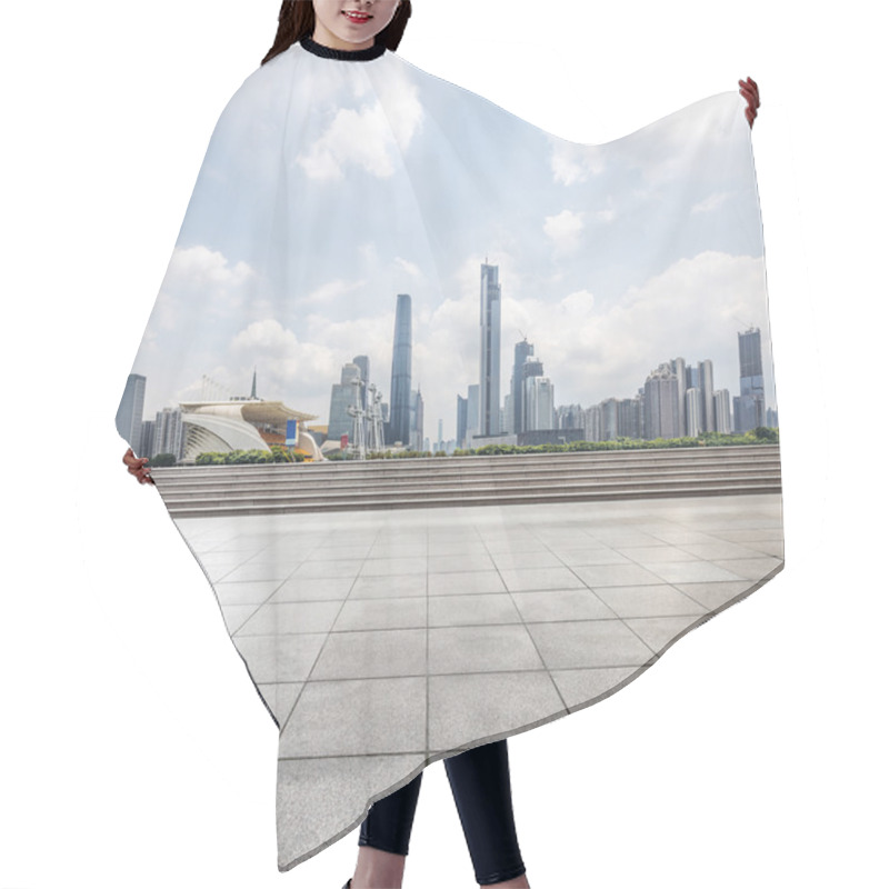 Personality  Modern Square And Skyscrapers Hair Cutting Cape