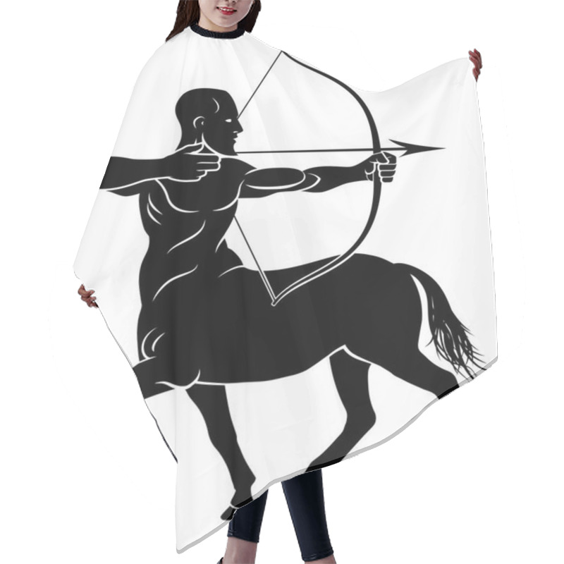 Personality  Stylised Centaur Archer Hair Cutting Cape