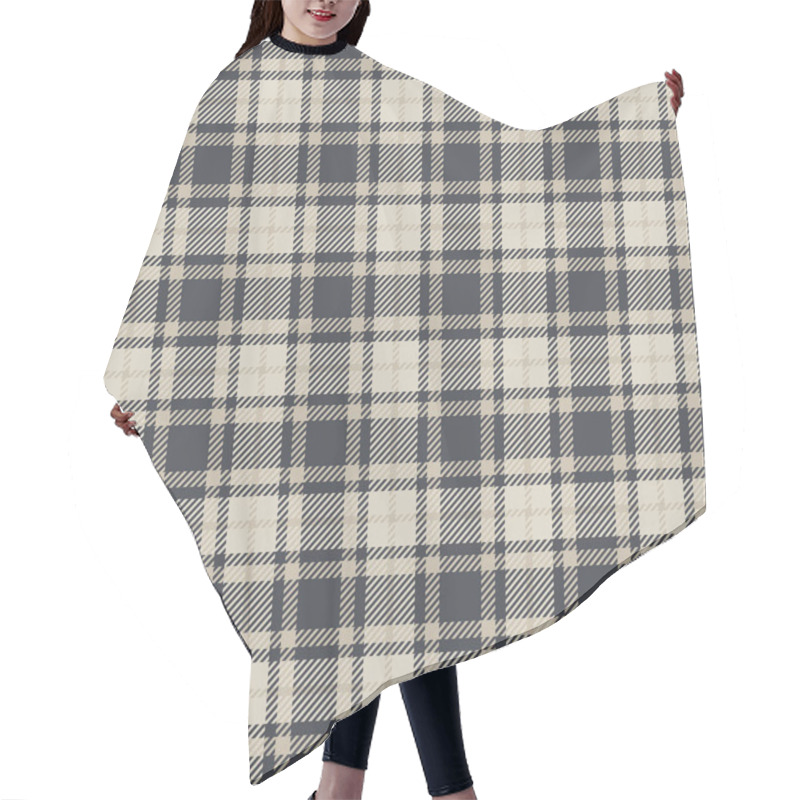 Personality  Elegant Neutral-toned Plaid Pattern. Perfect For Textile Designs, Apparel, Or Website Backgrounds.  Subtle Texture Adds Sophistication. Ideal For Fall/winter Themes. Hair Cutting Cape