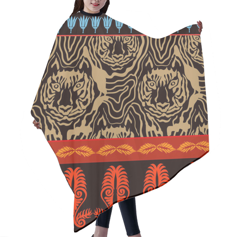 Personality  Optical Illusion Animal Print. Hair Cutting Cape