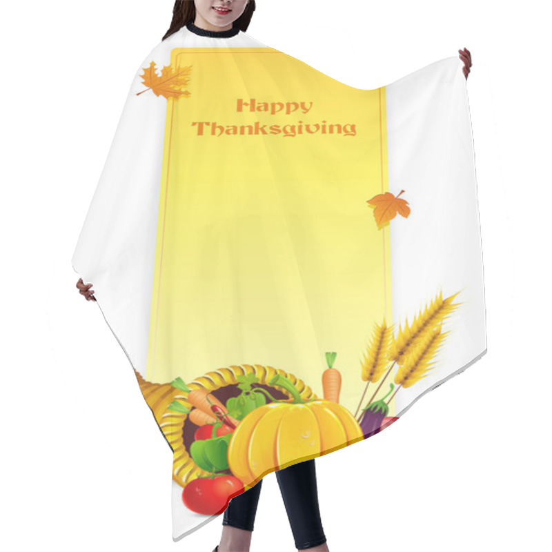 Personality  Thanksgiving Card Hair Cutting Cape