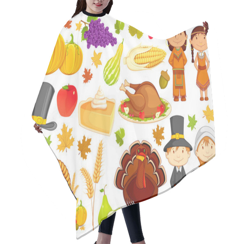 Personality  Thanksgiving Collection Hair Cutting Cape