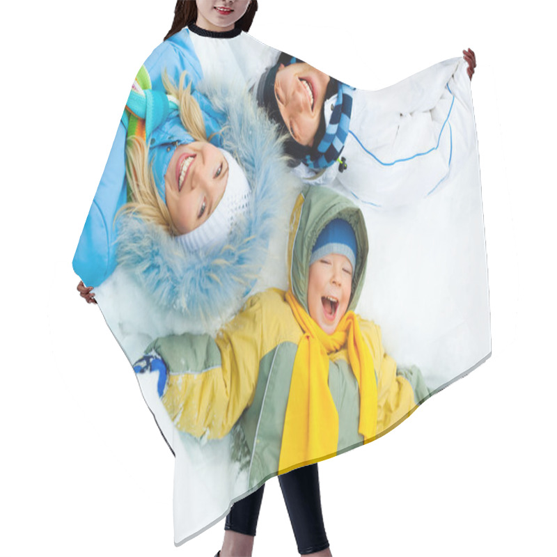 Personality  Happy Family Hair Cutting Cape