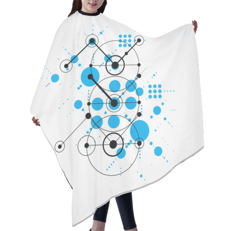 Personality  Bauhaus Retro Wallpaper Hair Cutting Cape