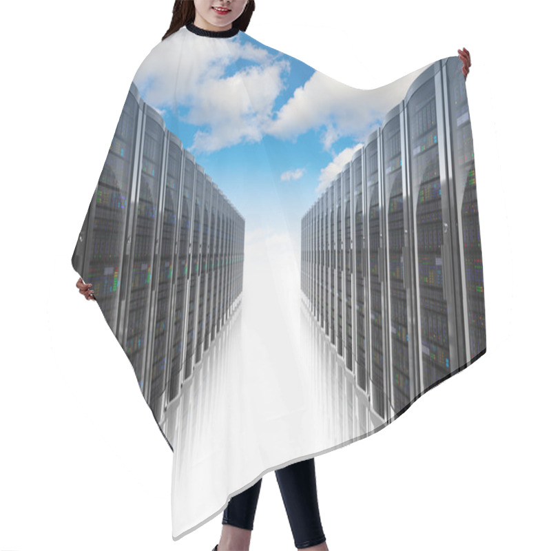 Personality  Cloud Computing And Computer Networking Concept Hair Cutting Cape