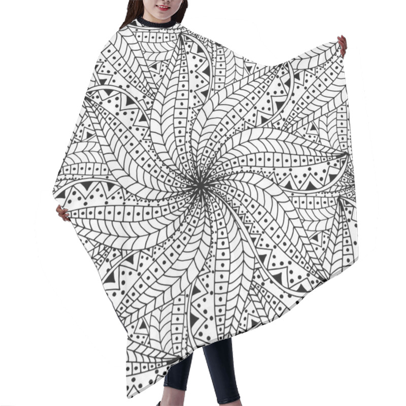 Personality  Ornament Pattern Hair Cutting Cape