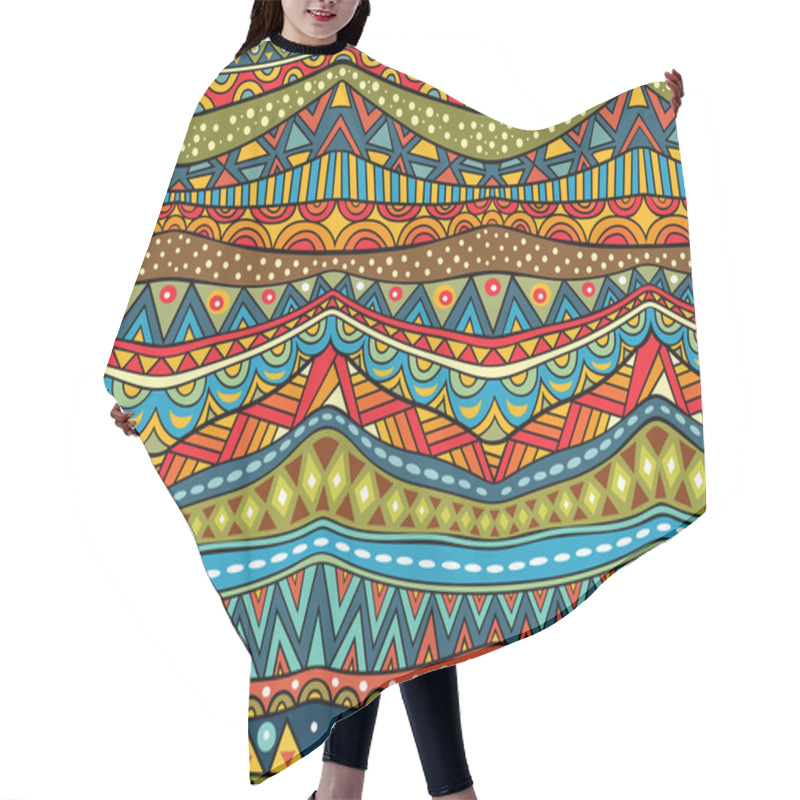 Personality  Abstract Ethnic Pattern Hair Cutting Cape