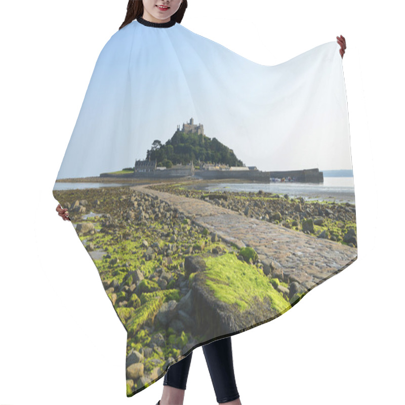 Personality  St Michaels Mount At Marazion Near Penzance In Cornwall Hair Cutting Cape