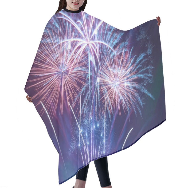 Personality  Beautiful Fireworks Hair Cutting Cape