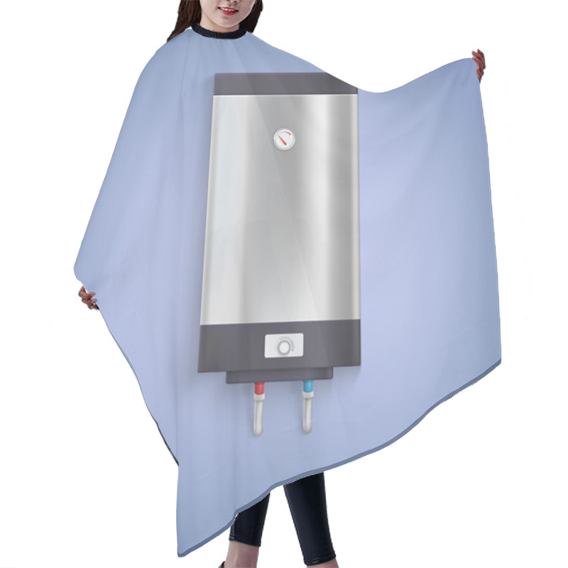 Personality  Hot-water Tank, Chrome Plated Hair Cutting Cape