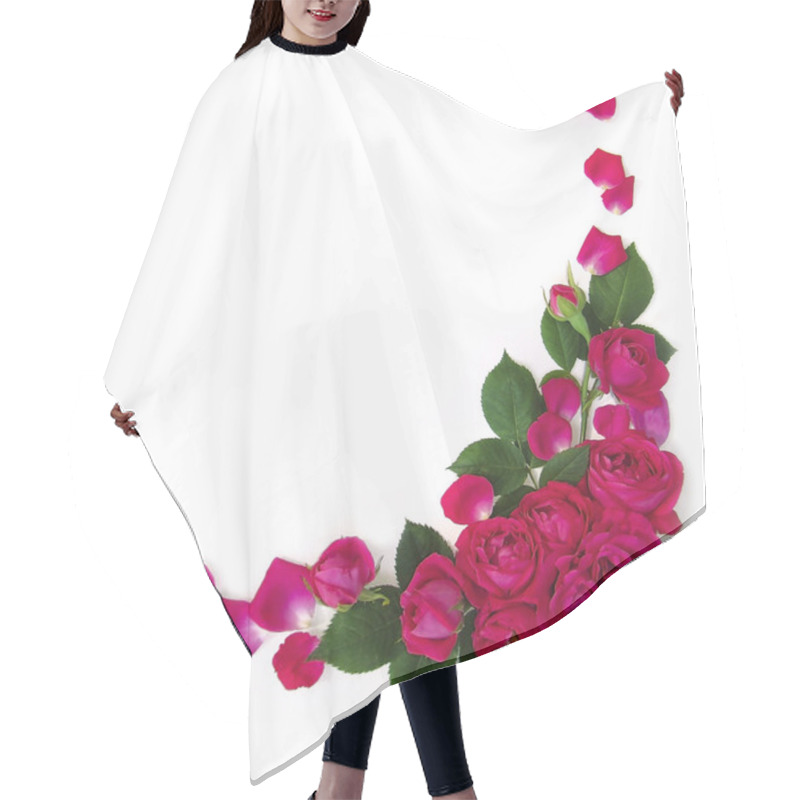 Personality  Frame Roses Hair Cutting Cape