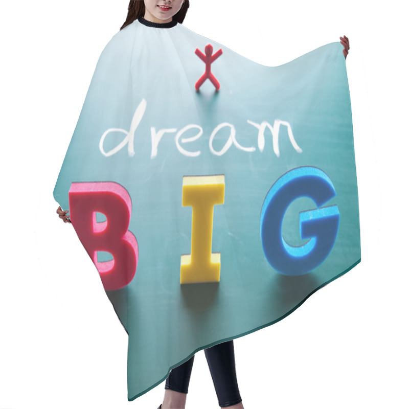 Personality  I Dream Big Concept Hair Cutting Cape