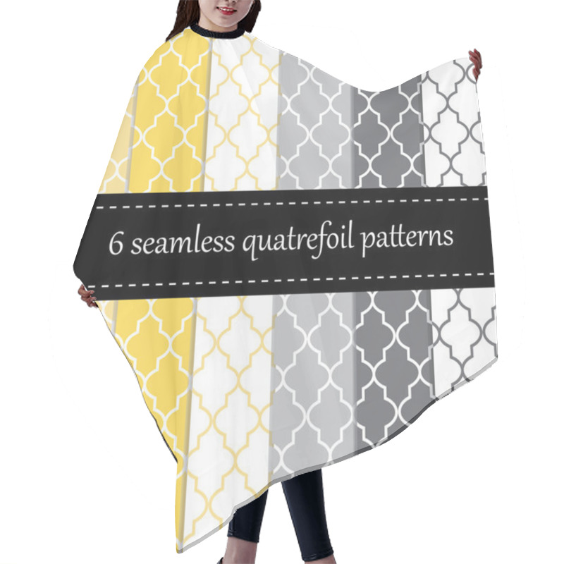 Personality  Twelve Seamless Geometric Patterns Hair Cutting Cape