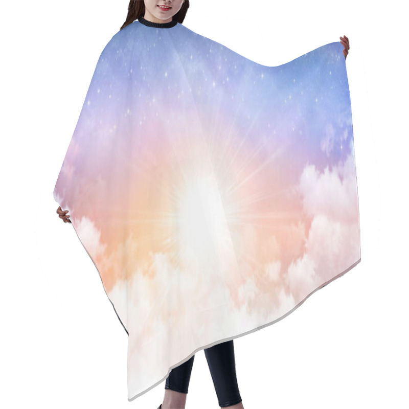 Personality  Heavenly Sunny Sky Hair Cutting Cape