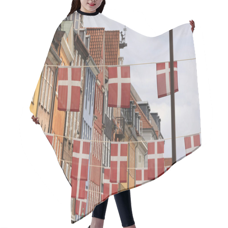 Personality  The Nyhavn Or New Haven In Copenhagen, Denmark, Europe Hair Cutting Cape