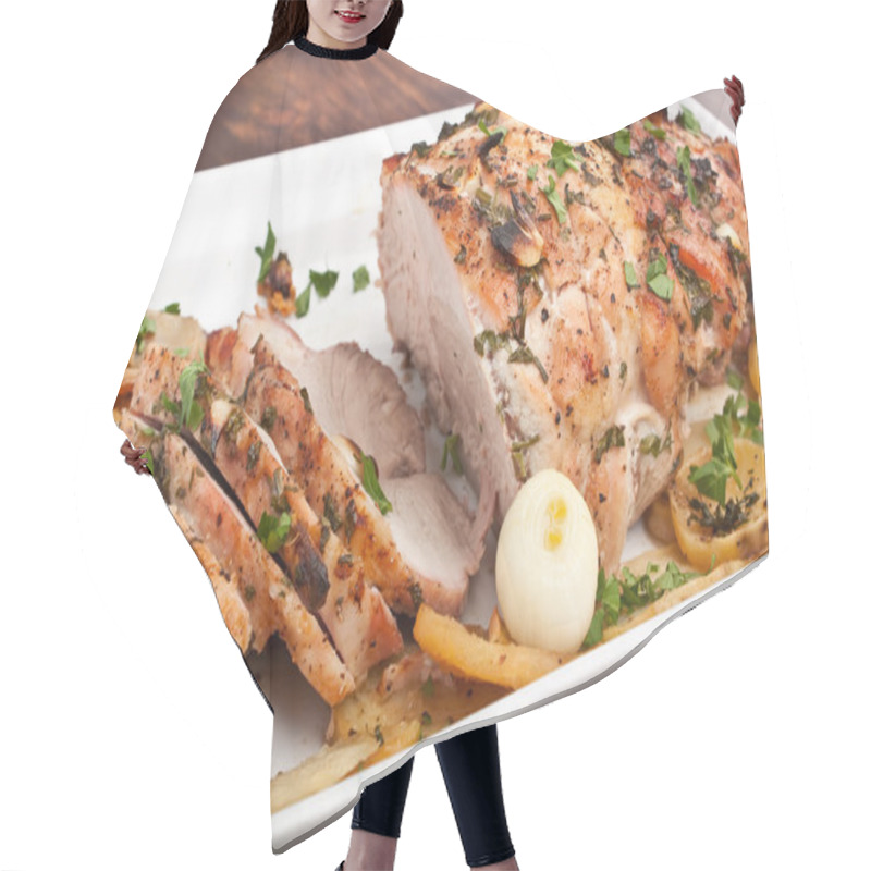 Personality  Roast Pork Hair Cutting Cape