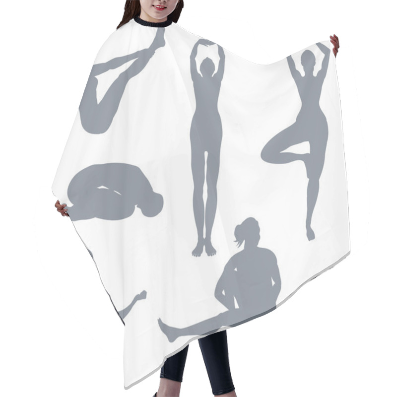 Personality  Yoga Postures Hair Cutting Cape