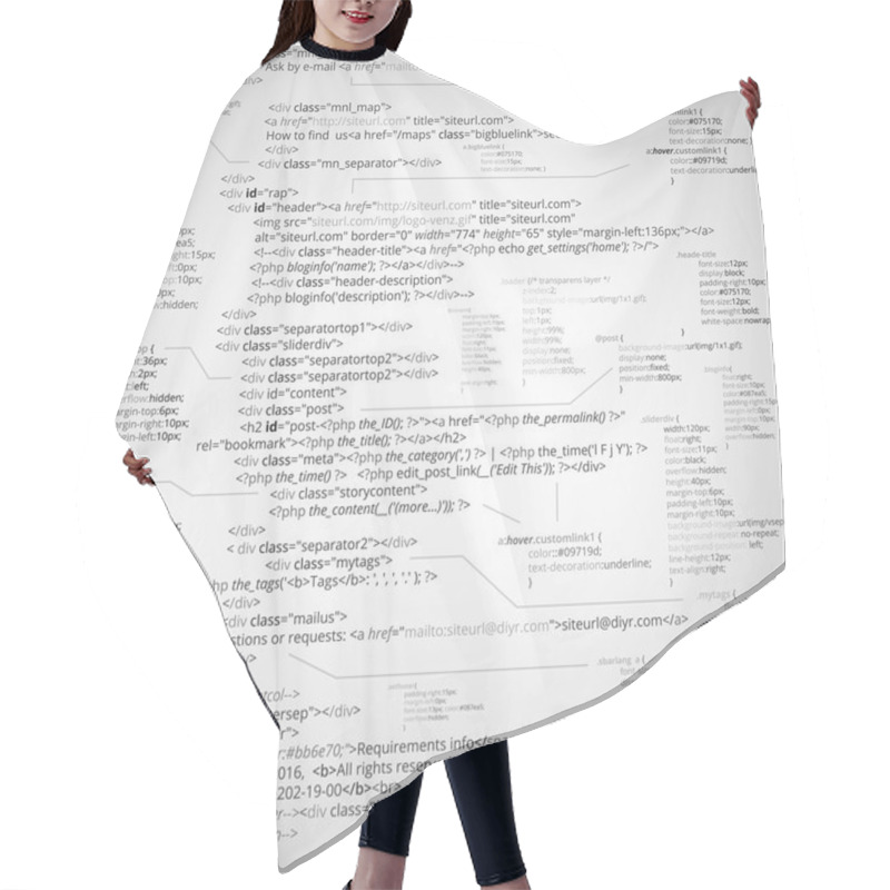 Personality  Html Css Listing Hair Cutting Cape