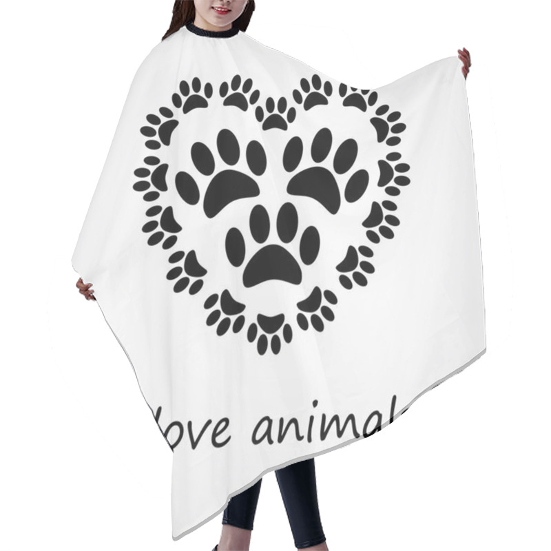 Personality  I Love Animals Hair Cutting Cape