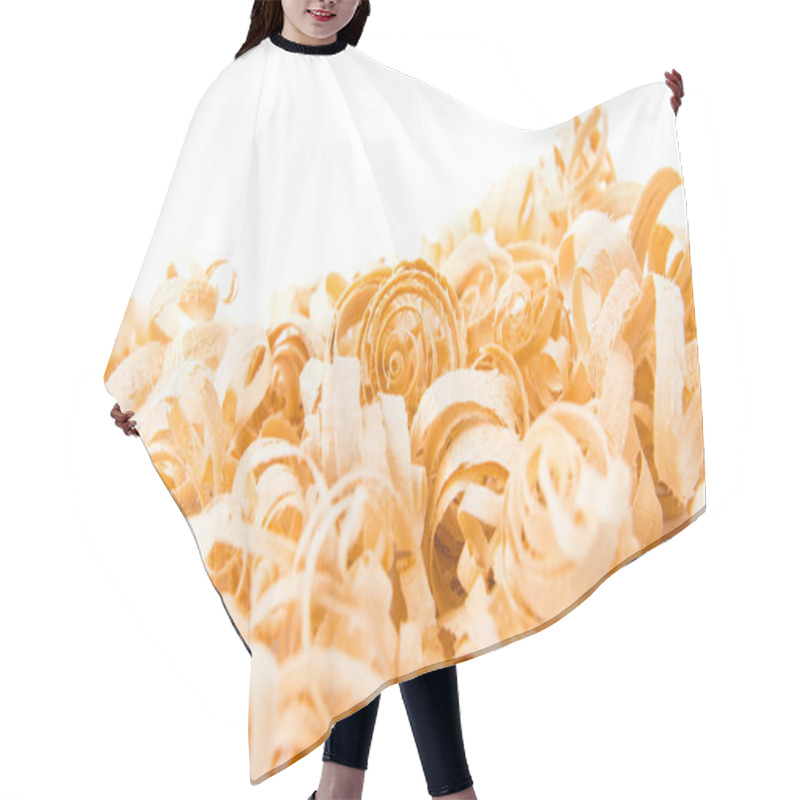 Personality  Wood Shavings Hair Cutting Cape