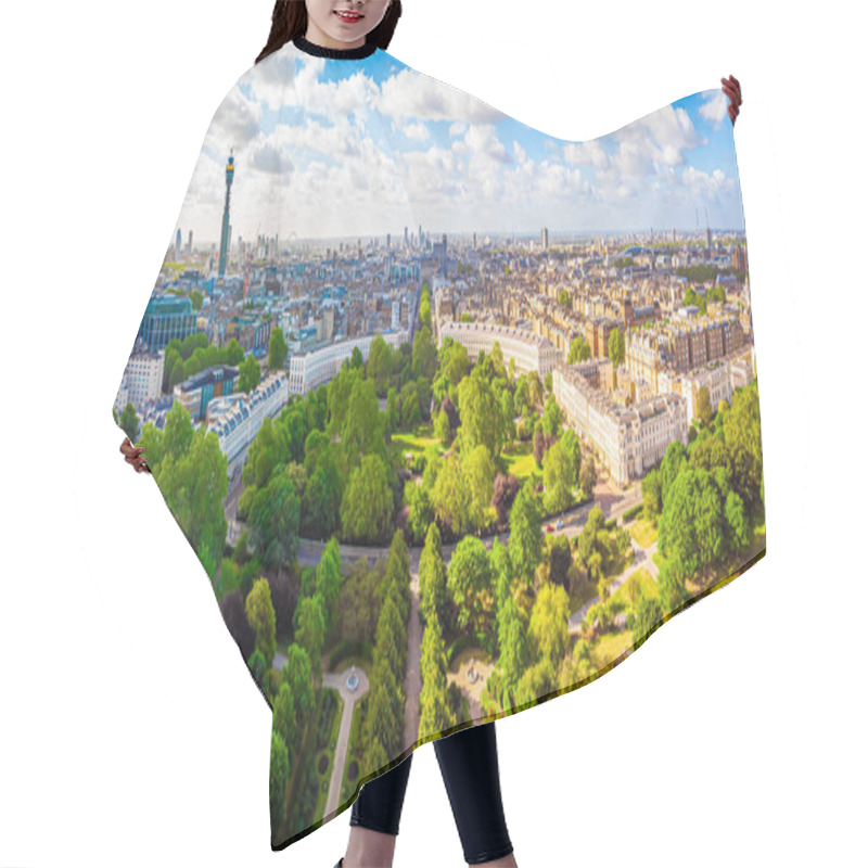 Personality  Aerial View Of Regents Park In London, UK Hair Cutting Cape