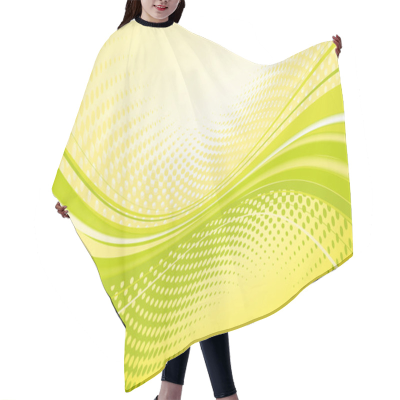 Personality  Abstract Techno Background Hair Cutting Cape