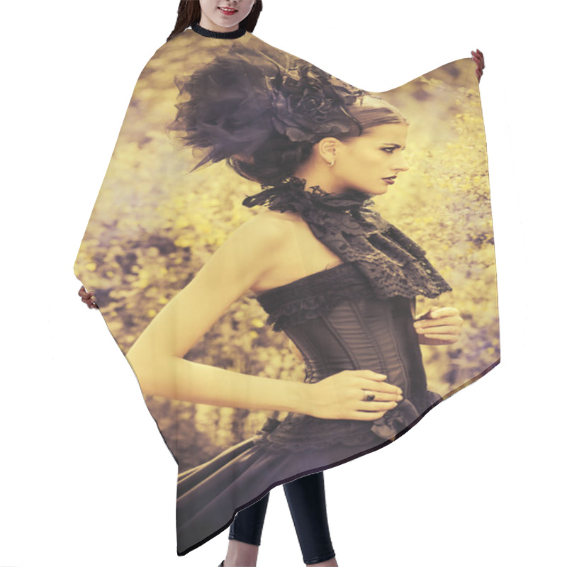 Personality  High Headwear, The Gothic Style. Hair Cutting Cape