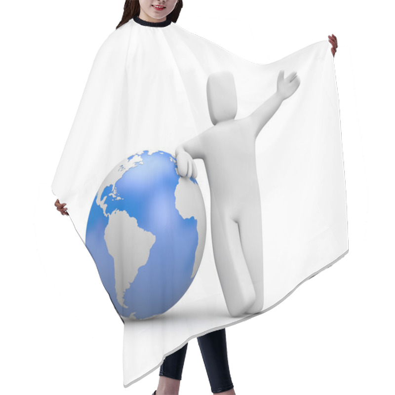 Personality  Hello World Hair Cutting Cape